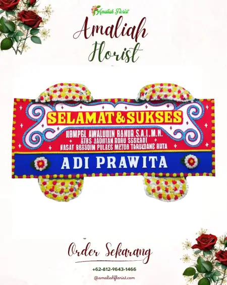 Papan Bunga Ucapan Selamat Pangarengan